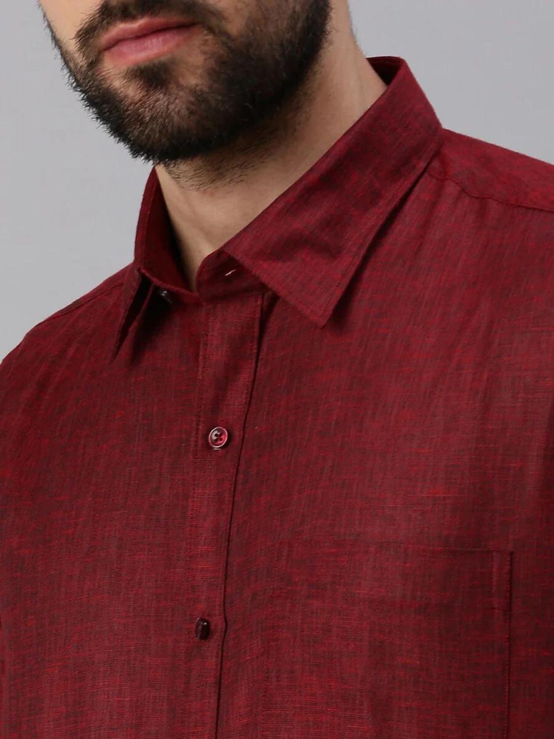 Image of Famuzz Men Shirt Dhoti Set