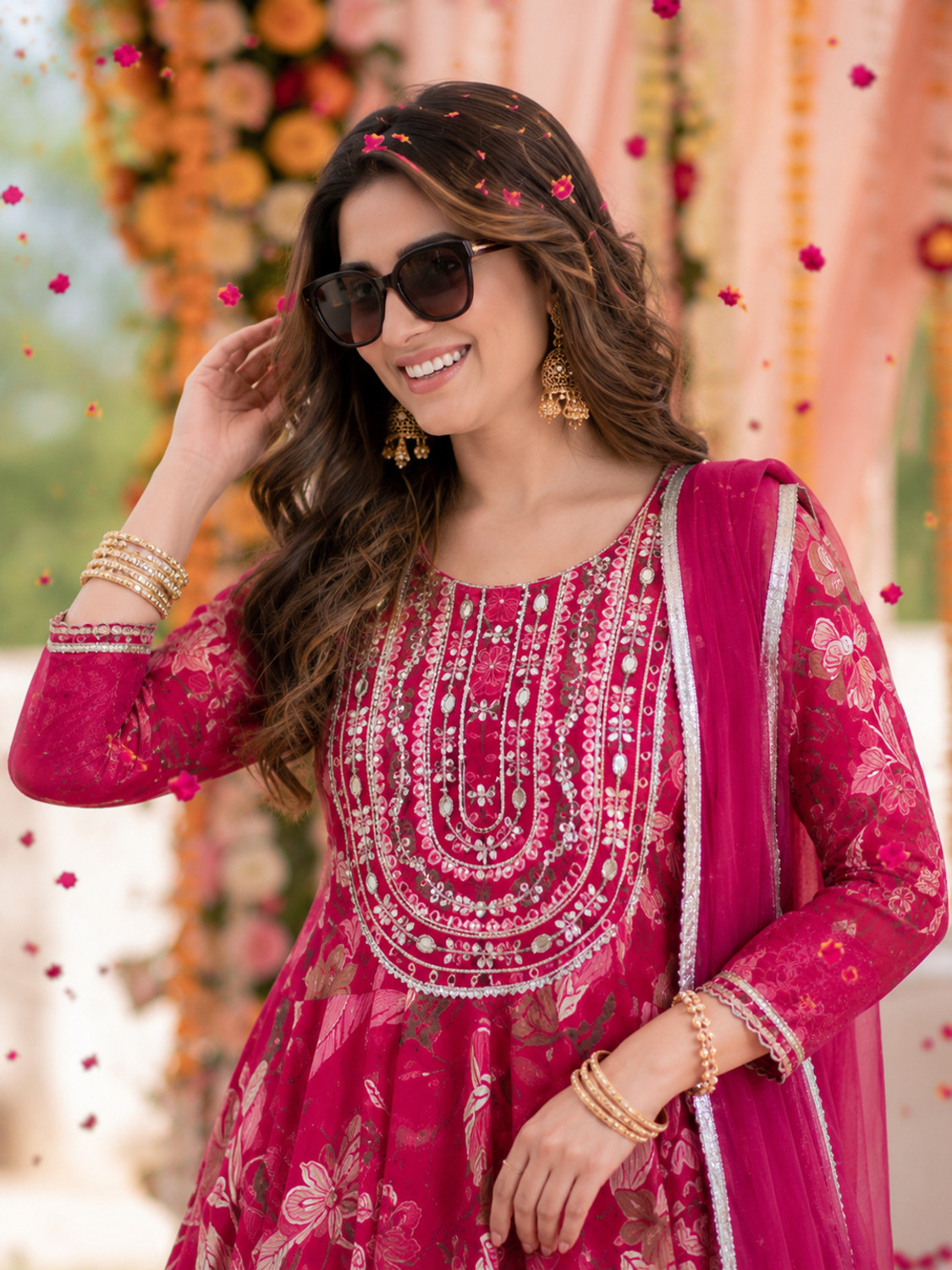 Image of berrylicious Women Kurta Pant Dupatta Set