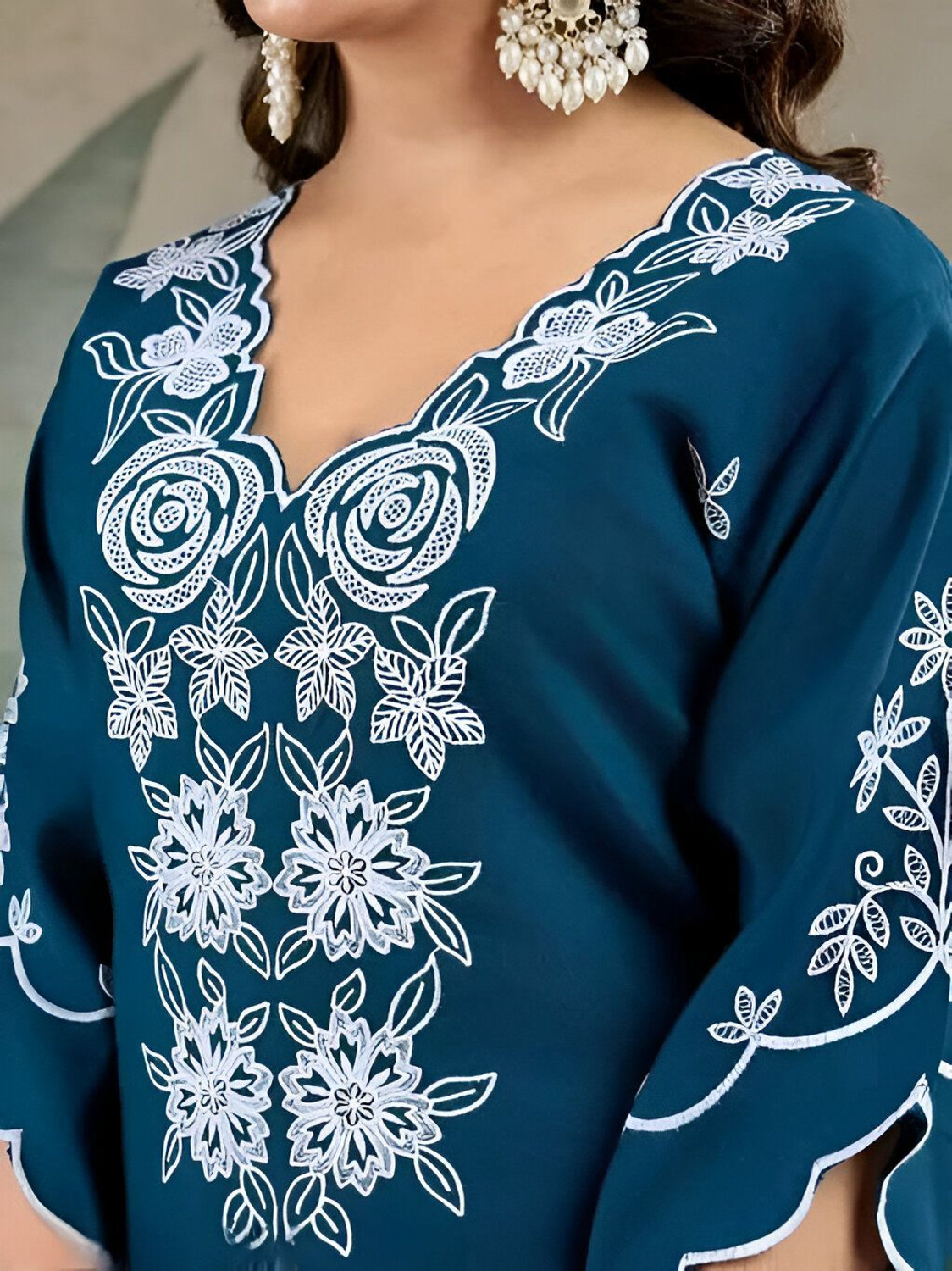 Image of Lazzly Women Kurta Pant Dupatta Set