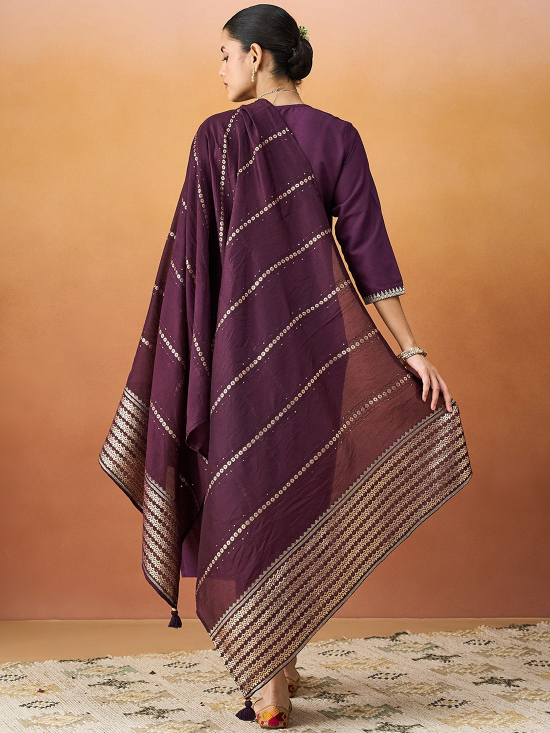 Image of Punky Women Kurta Pant Dupatta Set