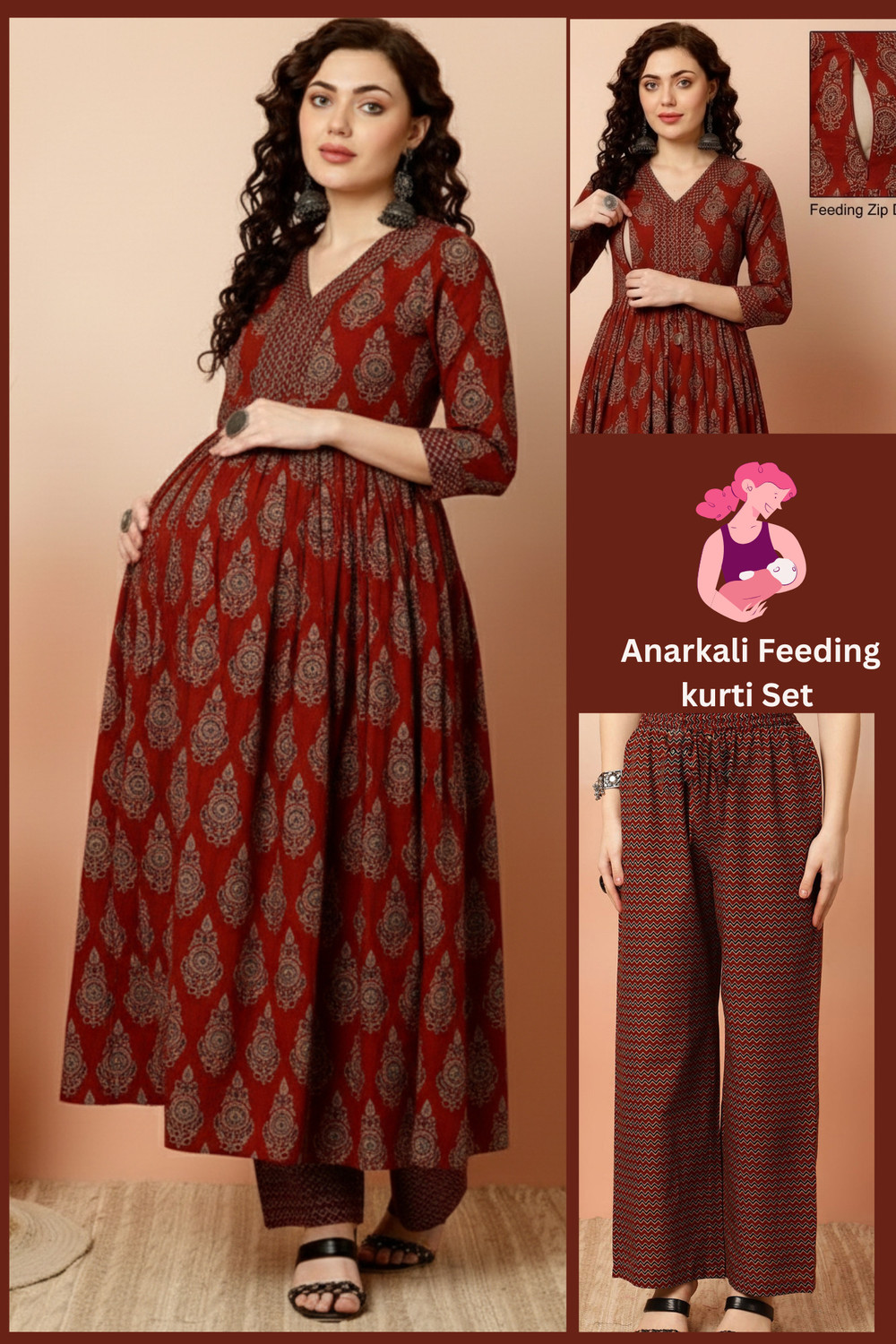 Image of sky fab Women Kurta Pant Set