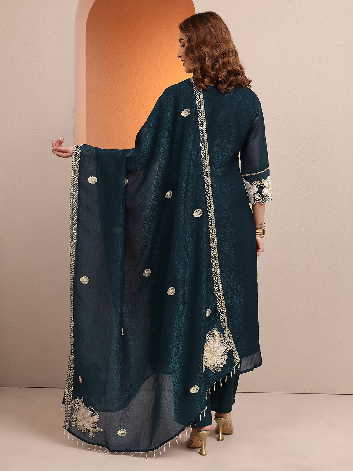 Image of LIBAS Women Kurta Pant Dupatta Set