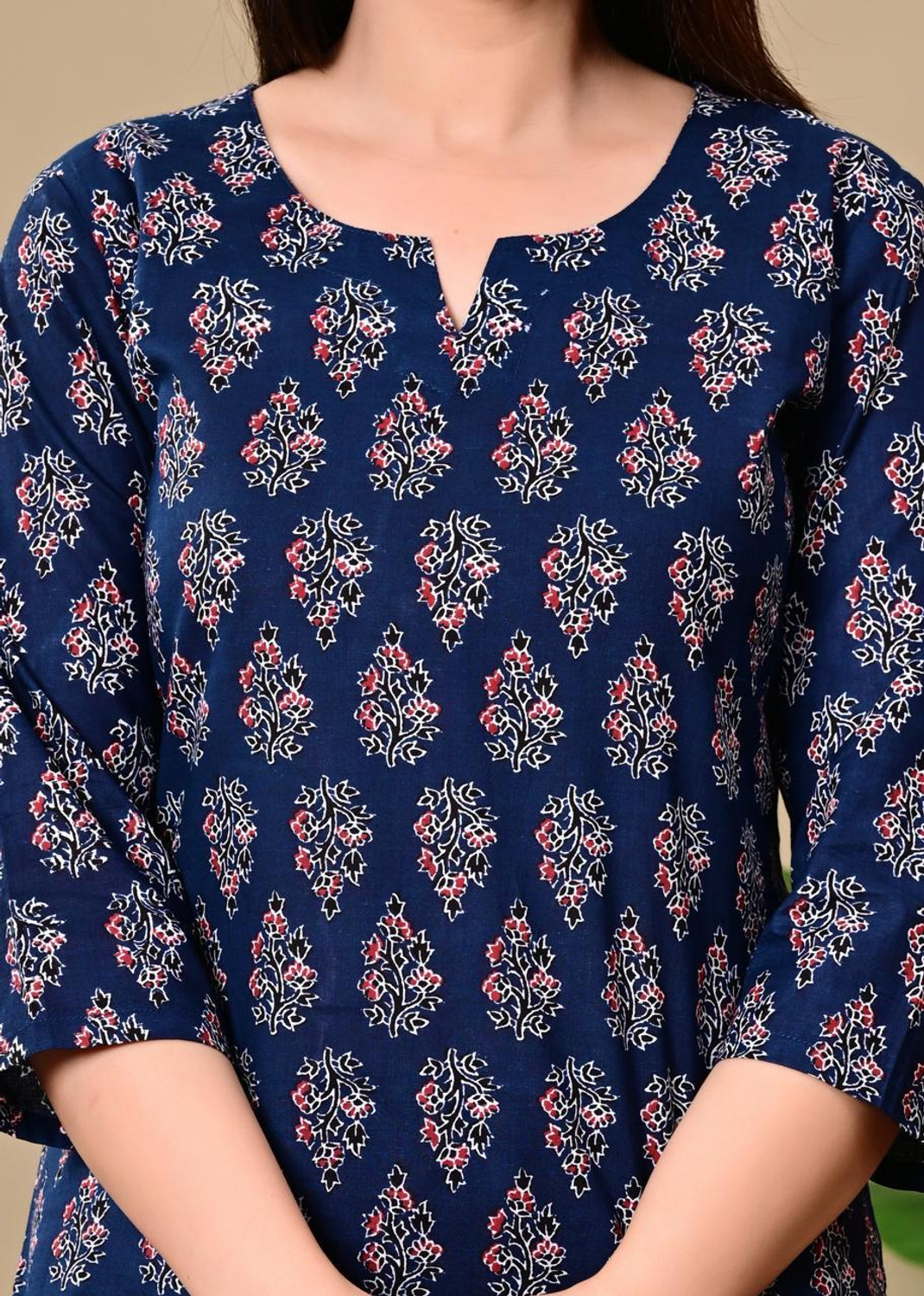 Image of SINGH ENTERPRISES Printed Kurta, Salwar & Dupatta Set