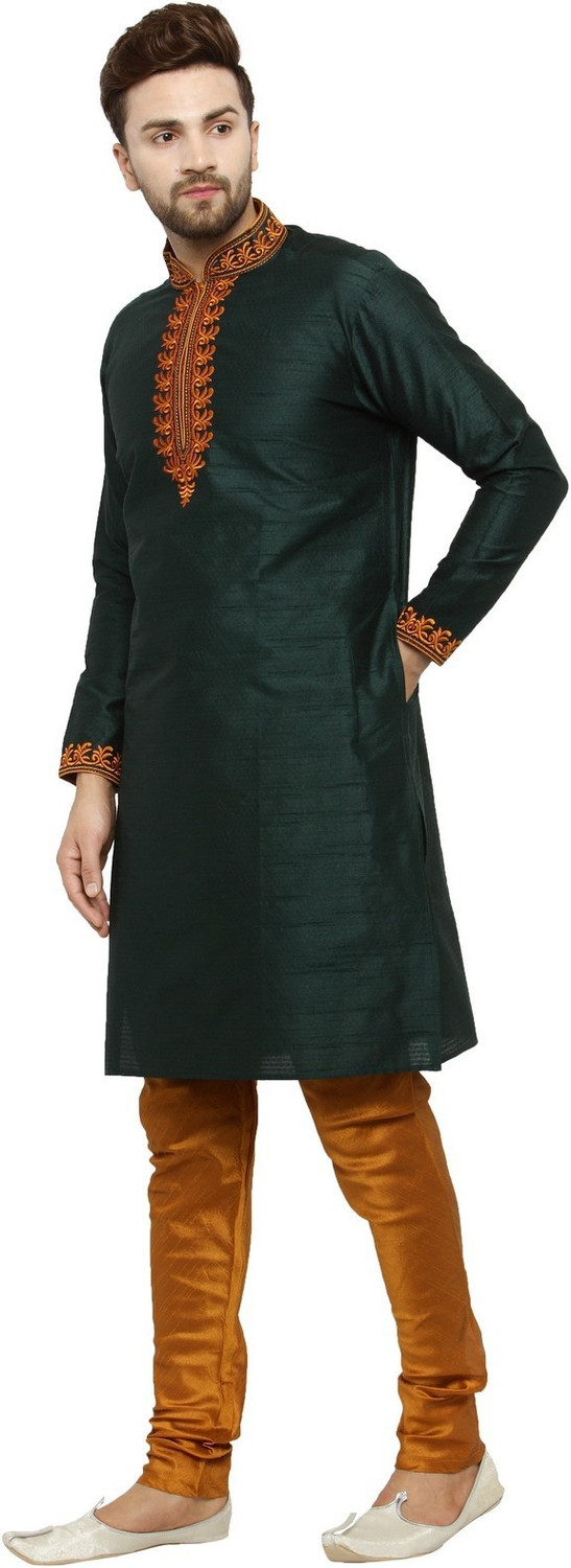 Image of Over Crowd Men Sherwani Pyjama Set