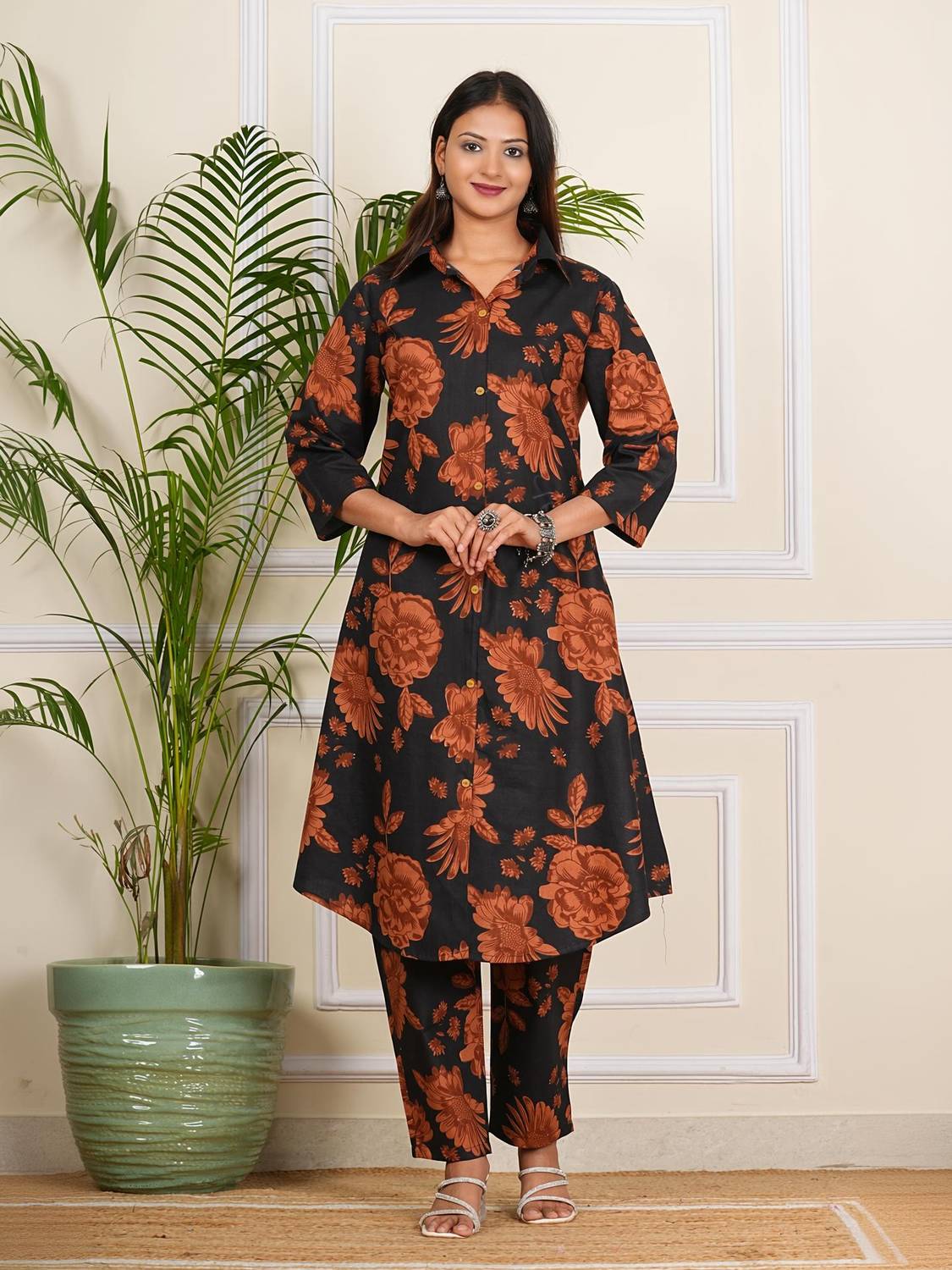 BonaBerry Women Kurti Palazzo Set