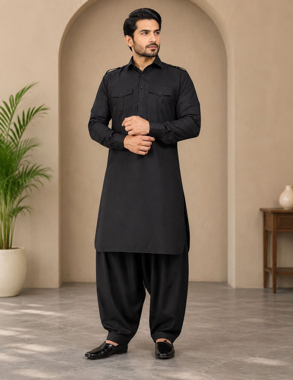 Image of TRYPRO Men Kurta Pyjama Set