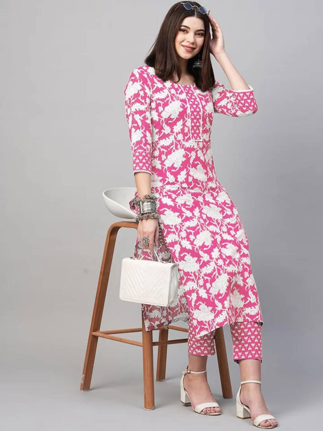 SUNART FAB Women Kurta Pant Set