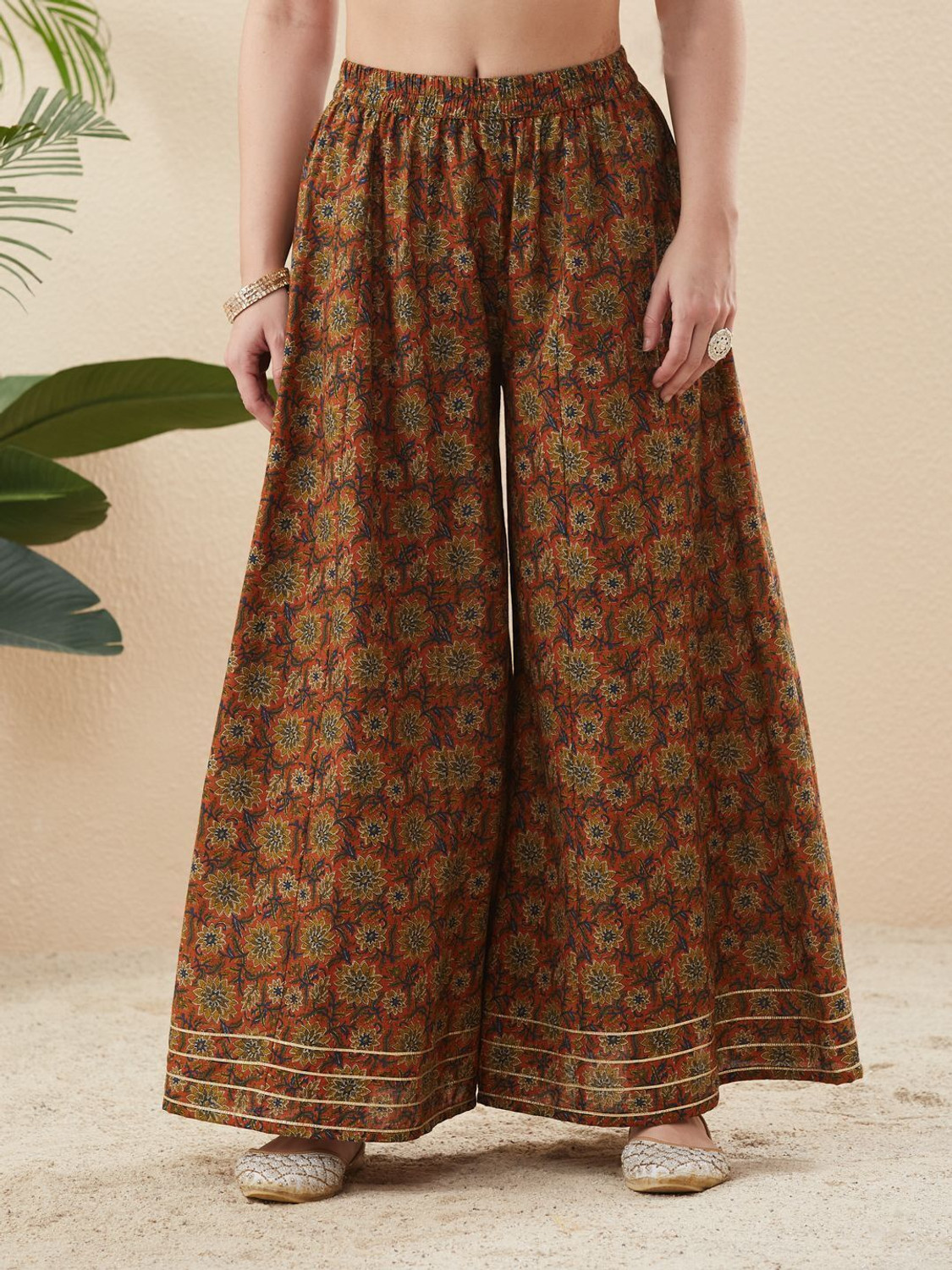 Image of MOKOSH Women Kurta Sharara Dupatta Set