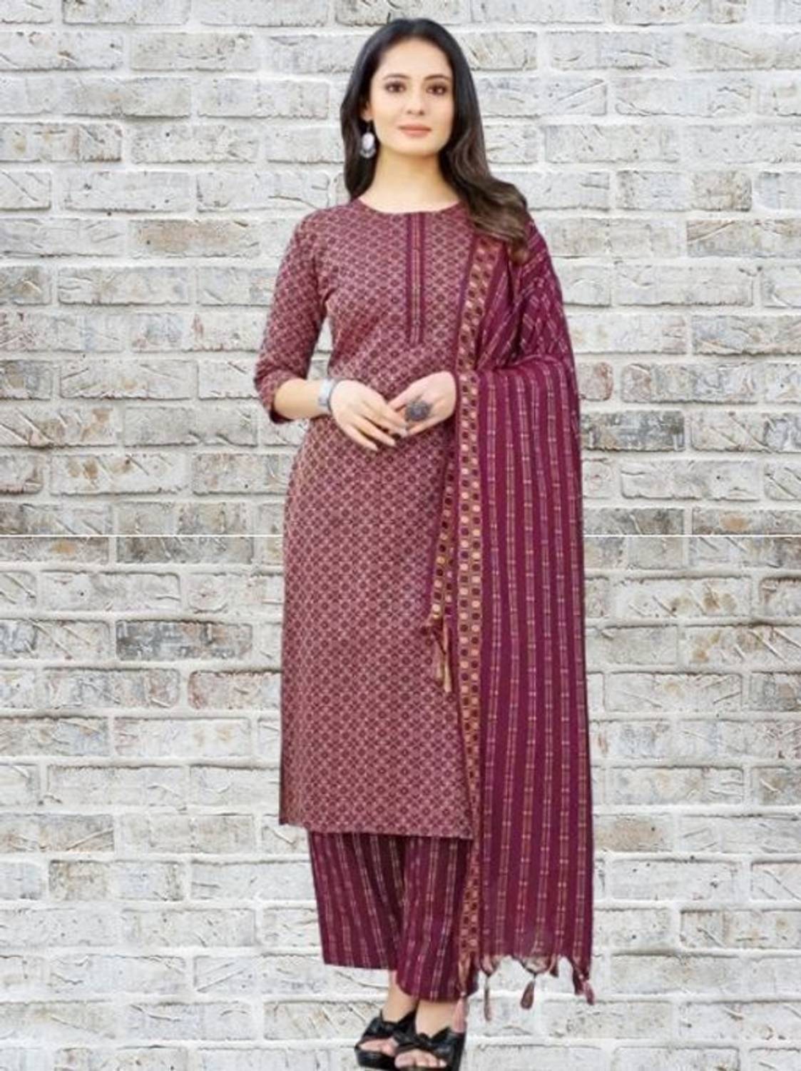 Bakhsh Collection Women Kurta Pant Dupatta Set