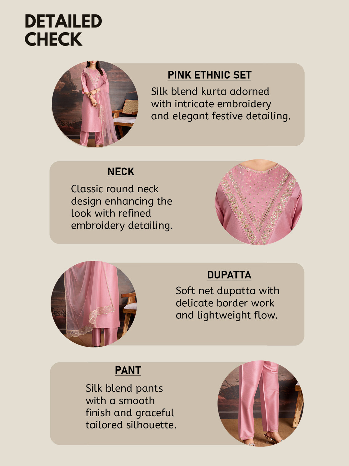 Image of Divastri Women Kurta Pant Dupatta Set