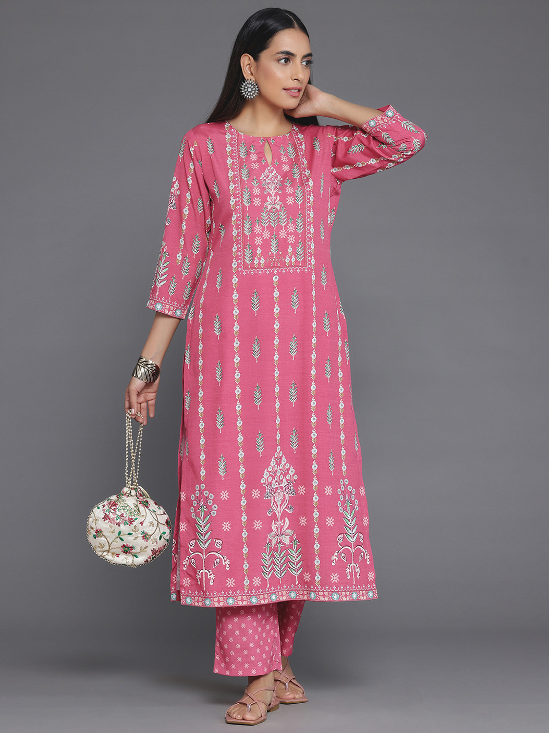 Image of LIBAS Women Kurta Pant Set