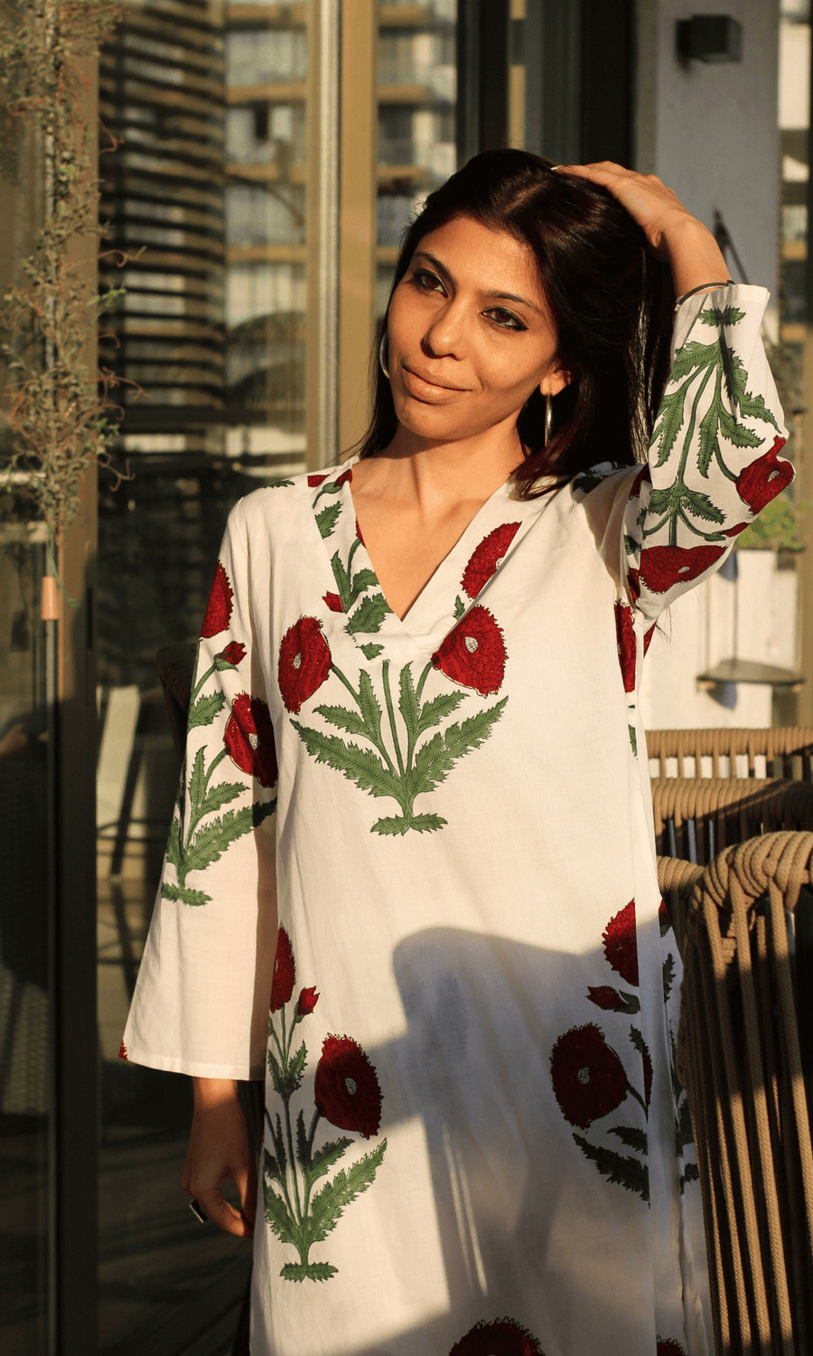 Image of ARTISANAMUSE FASHION Women Kurta Palazzo Set