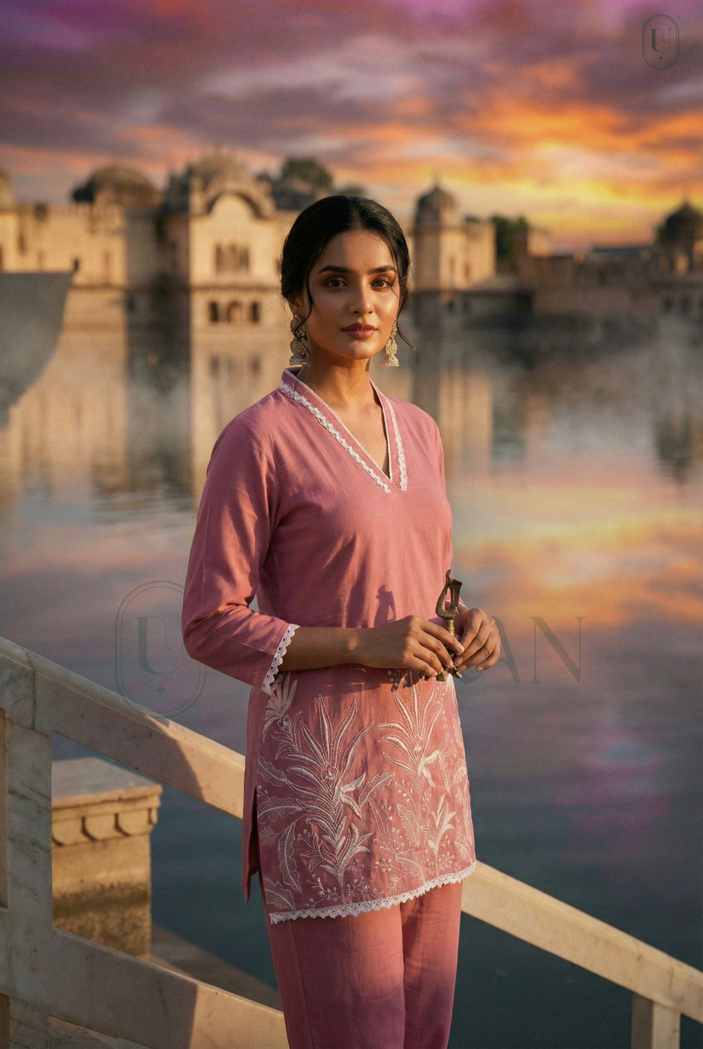 Image of mogal fashion Top Pant Co-ords Set