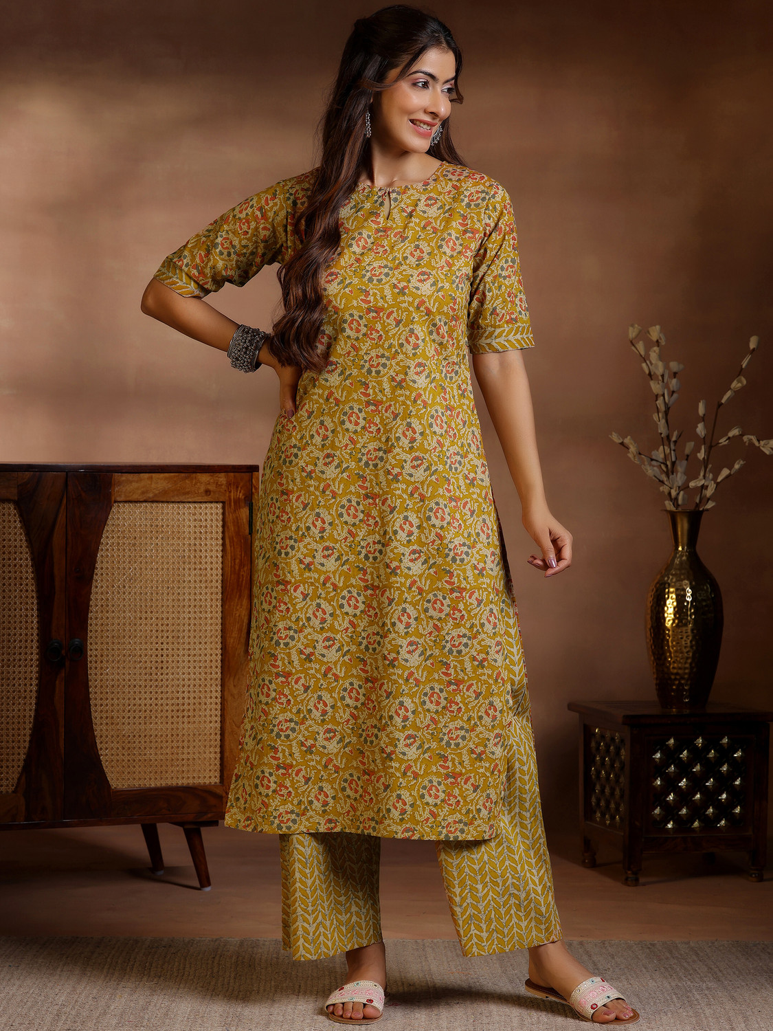 Image of LIBAS Women Kurta Palazzo Set