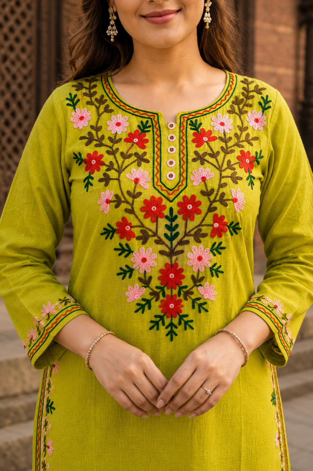 Image of Rajasthani Trend Women Kurta Pant Set