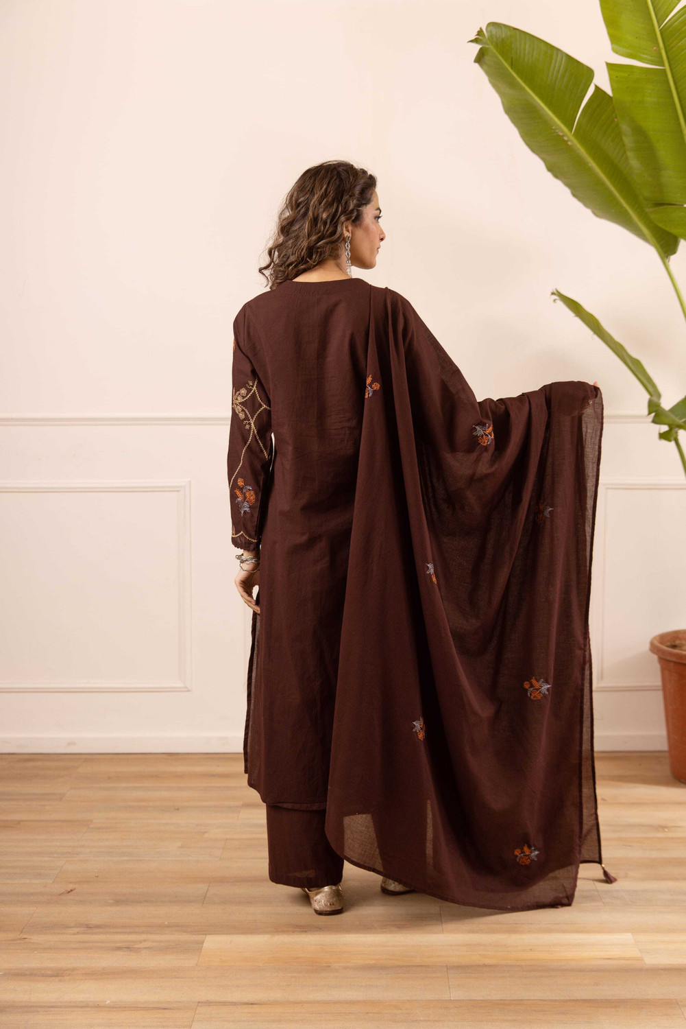 Image of Nehamta Women Kurta Pant Dupatta Set