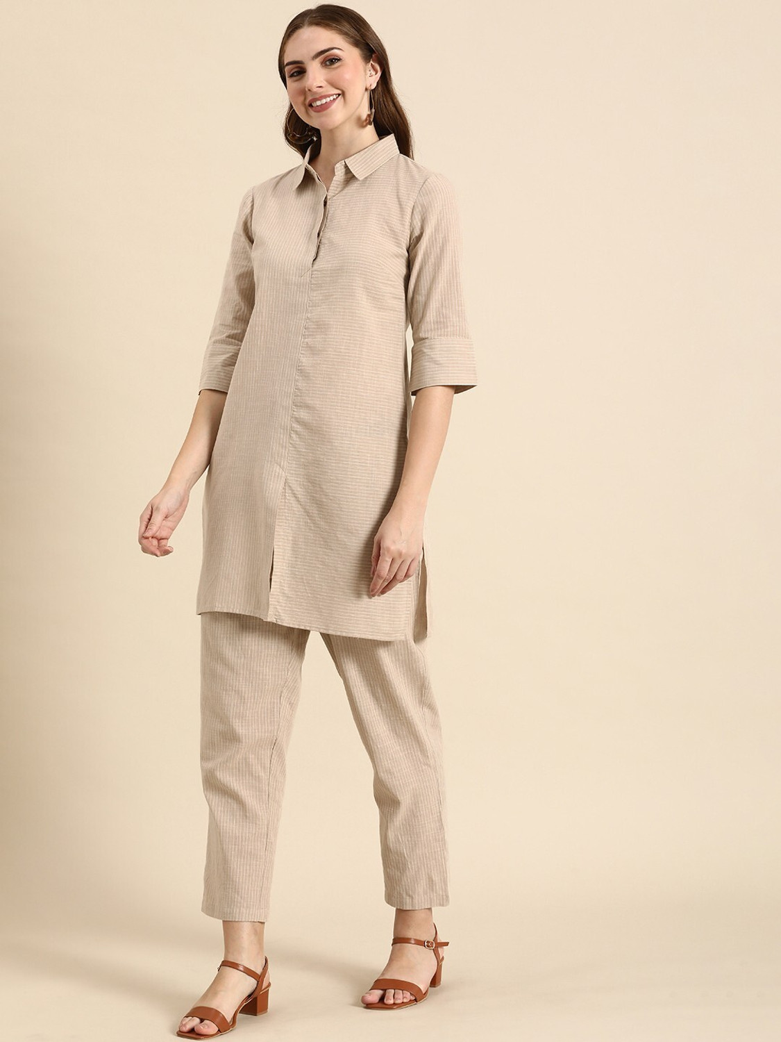 Image of ANOUK Women Kurti Pant Set