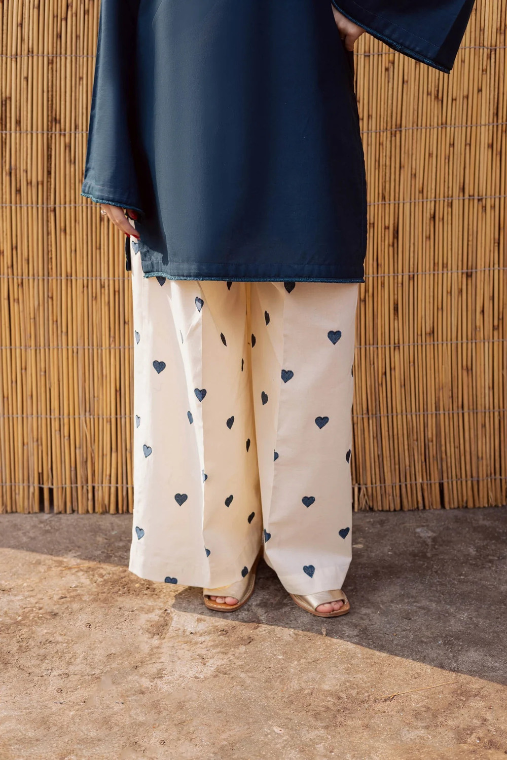 Image of Azreen Women Kurti Palazzo Set