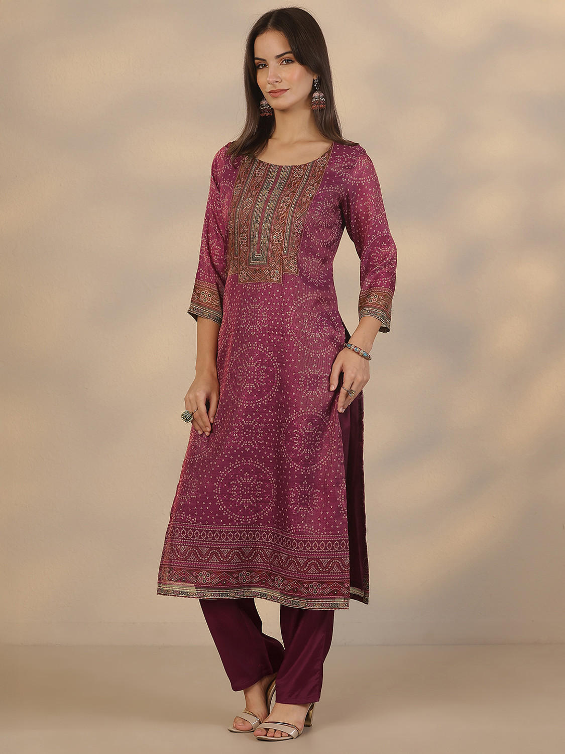 Image of LIBAS Women Kurta Pant Dupatta Set