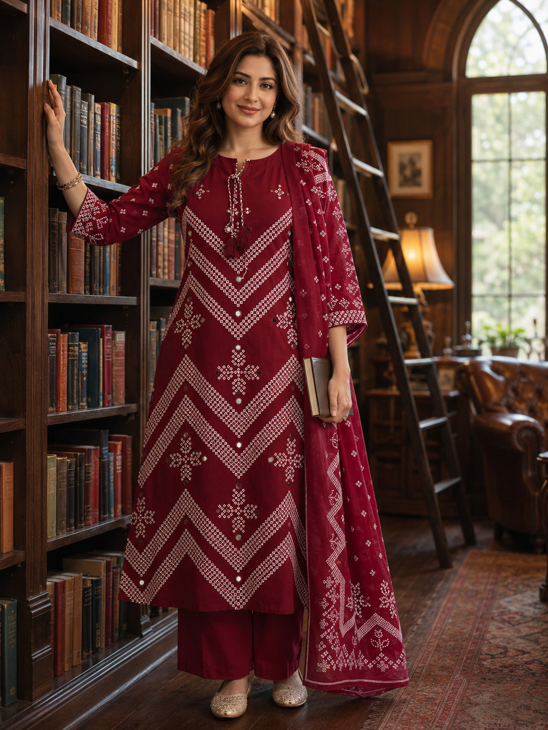 berrylicious Women Kurta Palazzo Dupatta Set