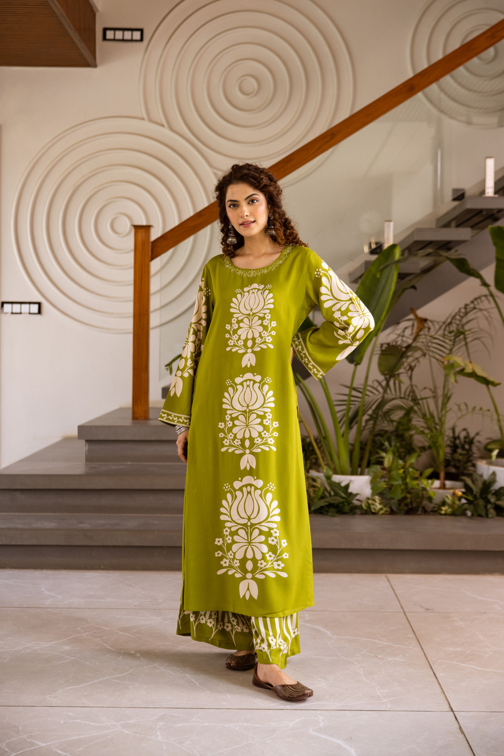 Image of Nehamta Women Kurta Palazzo Set