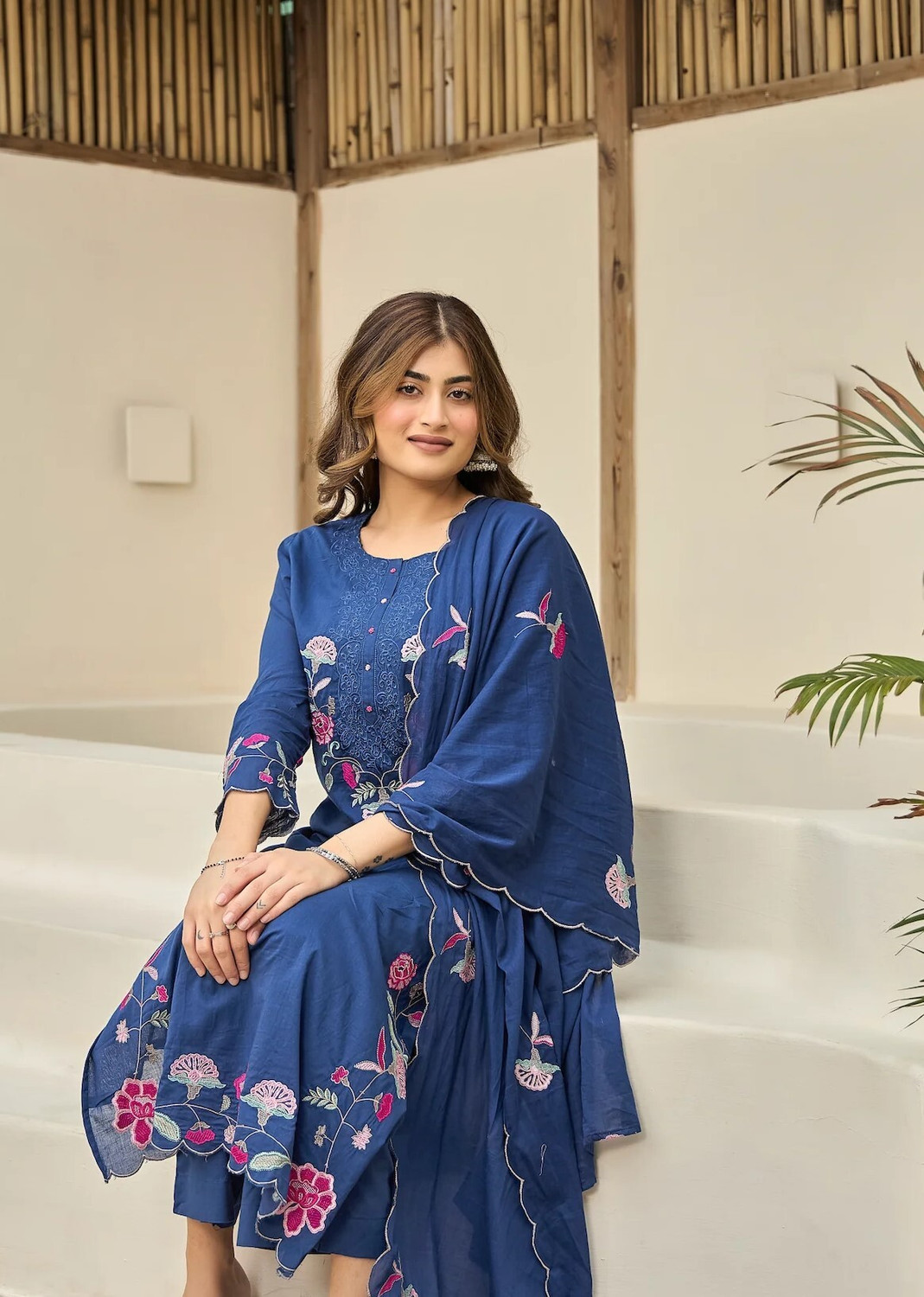 Image of Surora Ethnic Wear Women Kurta Pant Dupatta Set
