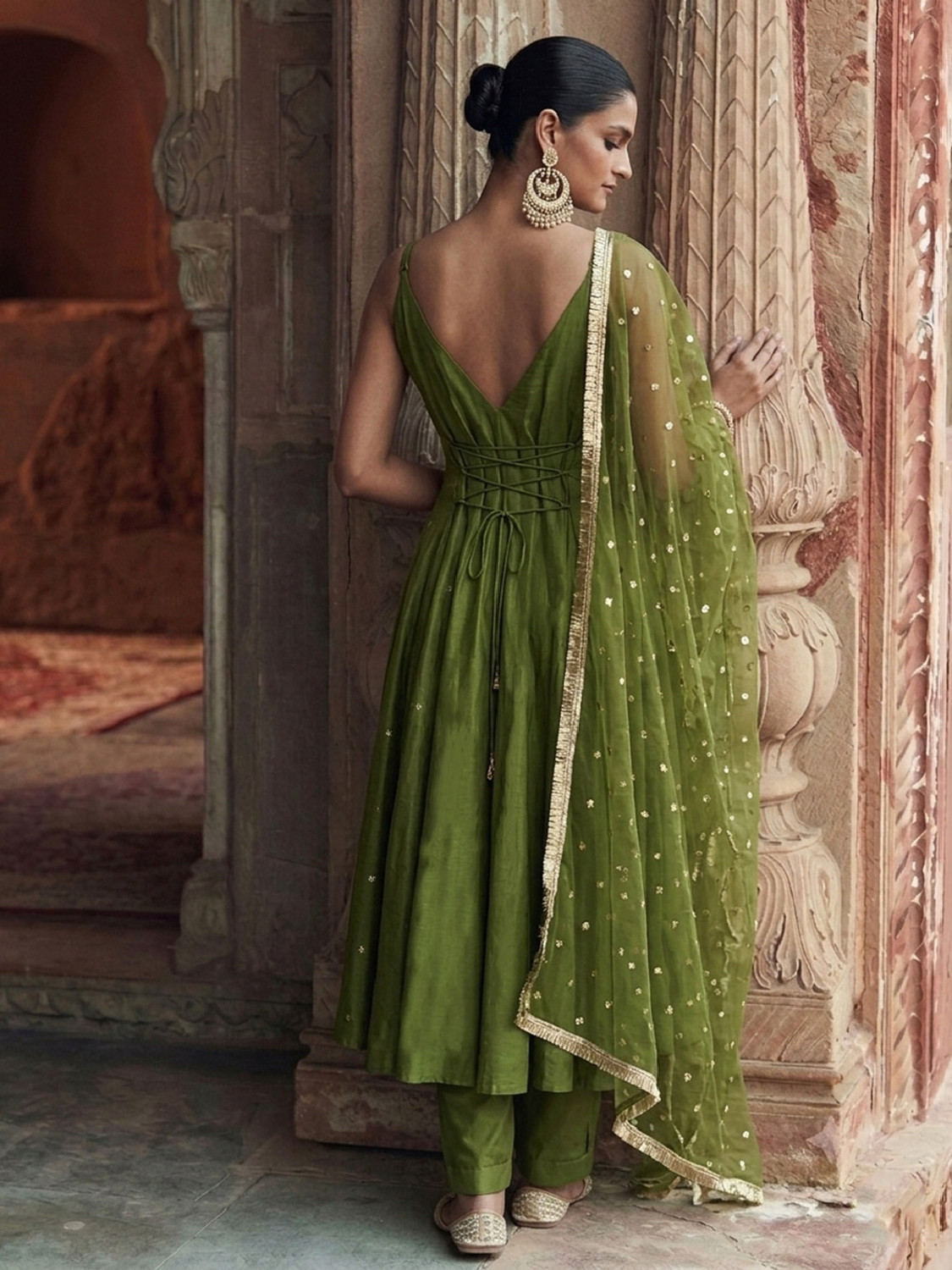 Image of Varanga Women Kurti Pant Dupatta Set