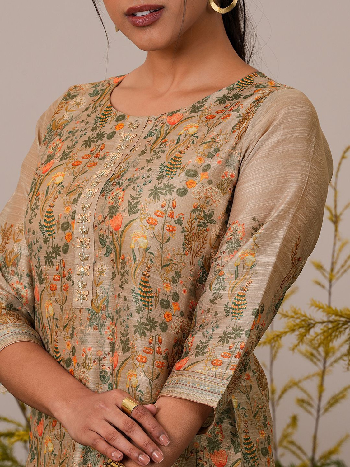 Image of LIBAS Women Kurta Pant Dupatta Set