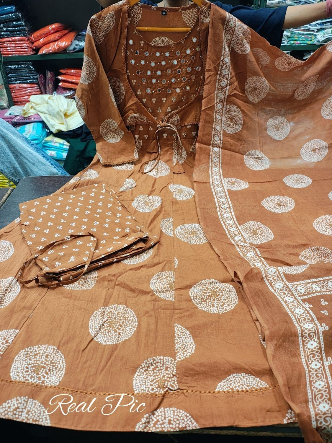 Image of r n Women Kurta Dupatta Set