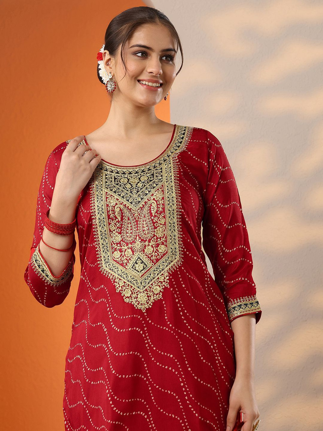 Image of LIBAS Women Kurta Pant Dupatta Set