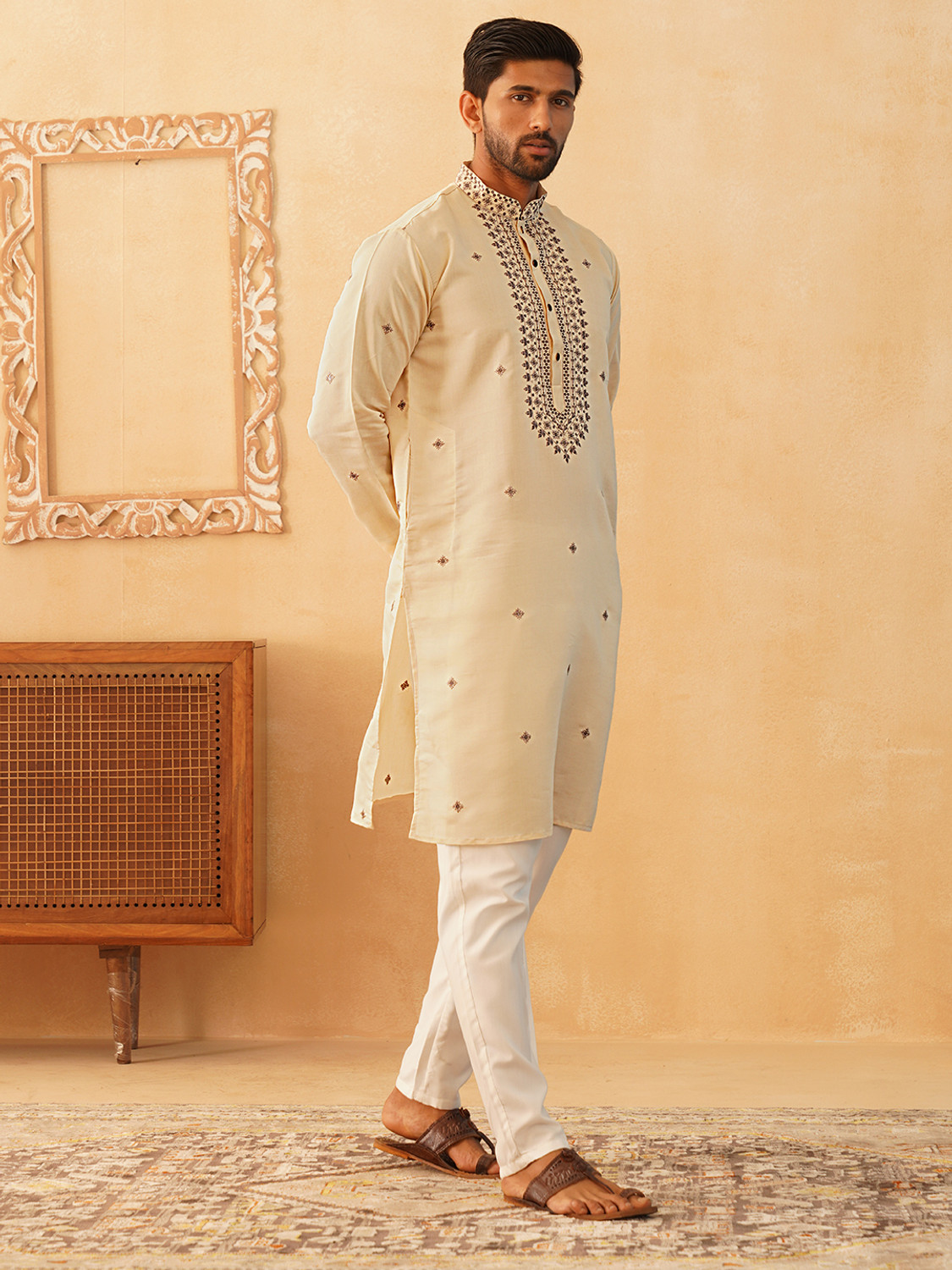 Image of Jompers Men Kurta Pyjama Set