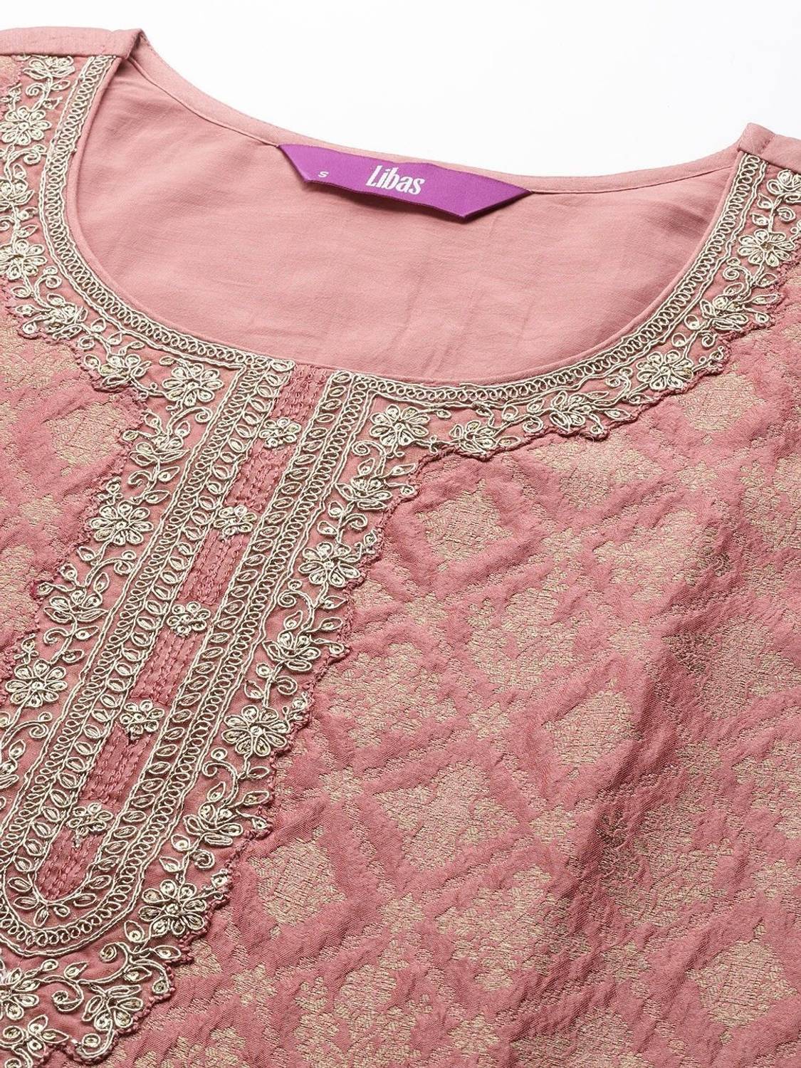 LIBAS Women Kurta Pant Set - Image 4
