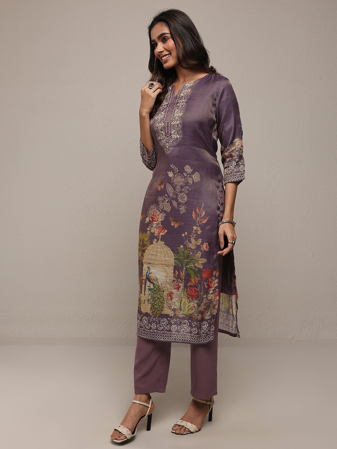 Image of LIBAS Women Kurta Pant Dupatta Set