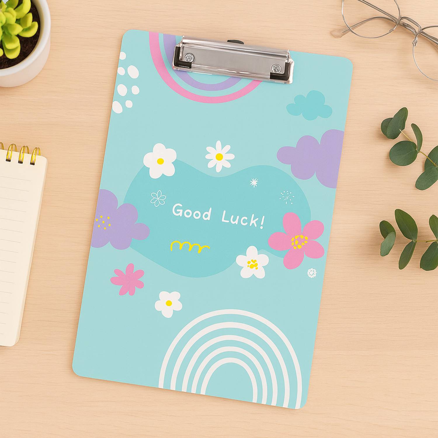 articious Clipboard for Exams, Drawing, Writing, (Size - 24x36 cm) Sturdy-Good Luck