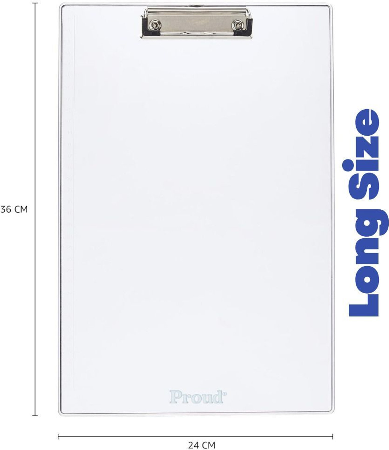 Image of Proud Unbreakable Transparent Exam Pad, Writing Pad, Drawing Pad, Exam Board Clipboard