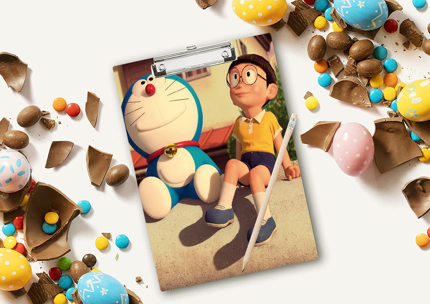 Image of DECOR Production inch Doraemon Boy inch Exampad /Clipboard for kids, students, office use etc 072
