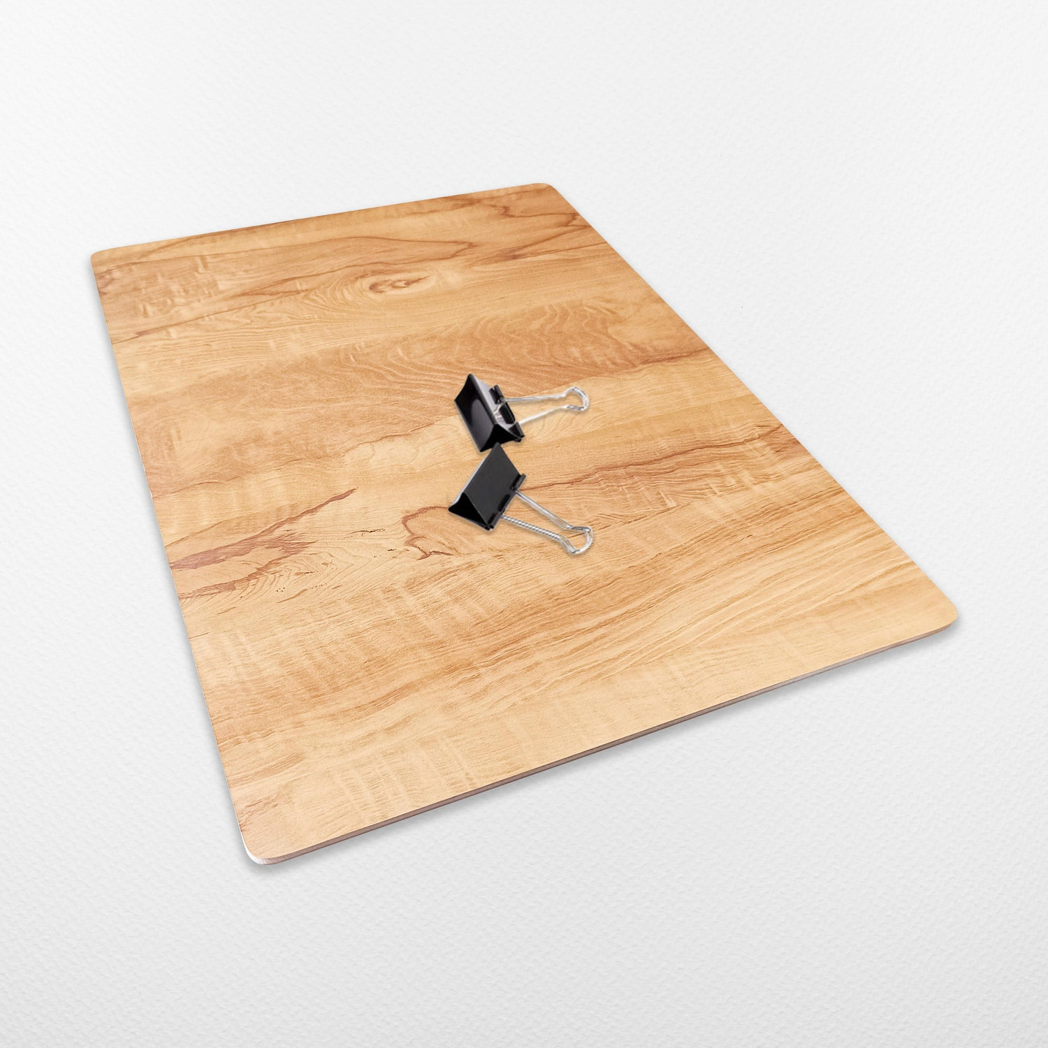 Image of Eduway Multipurpose Wooden Drawing Board & Lap Board | Include 2 Clips | Brown 14x19