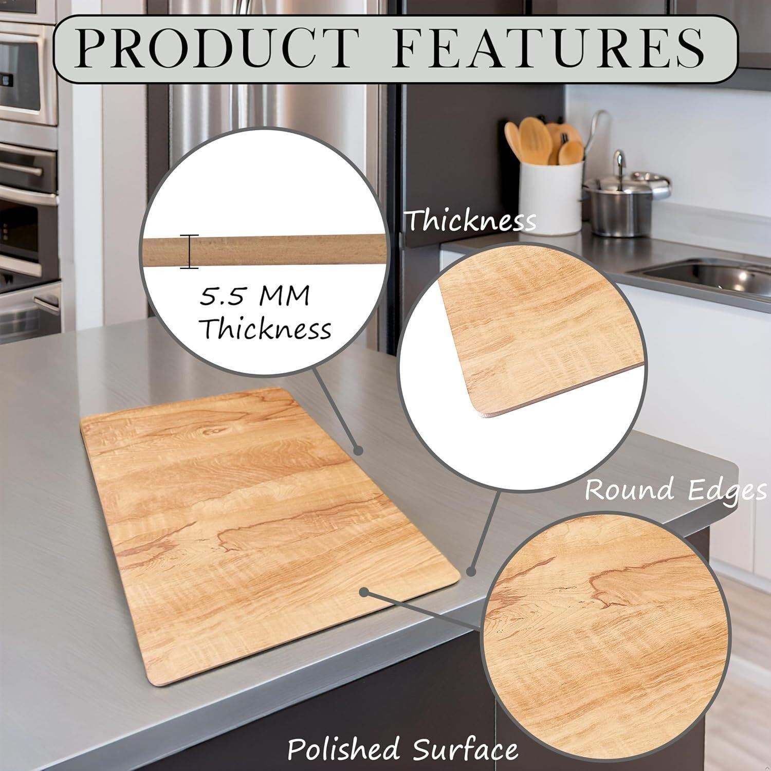 Image of Eduway Multipurpose Wooden Drawing Board & Lap Board | Include 2 Clips | Brown 14x19
