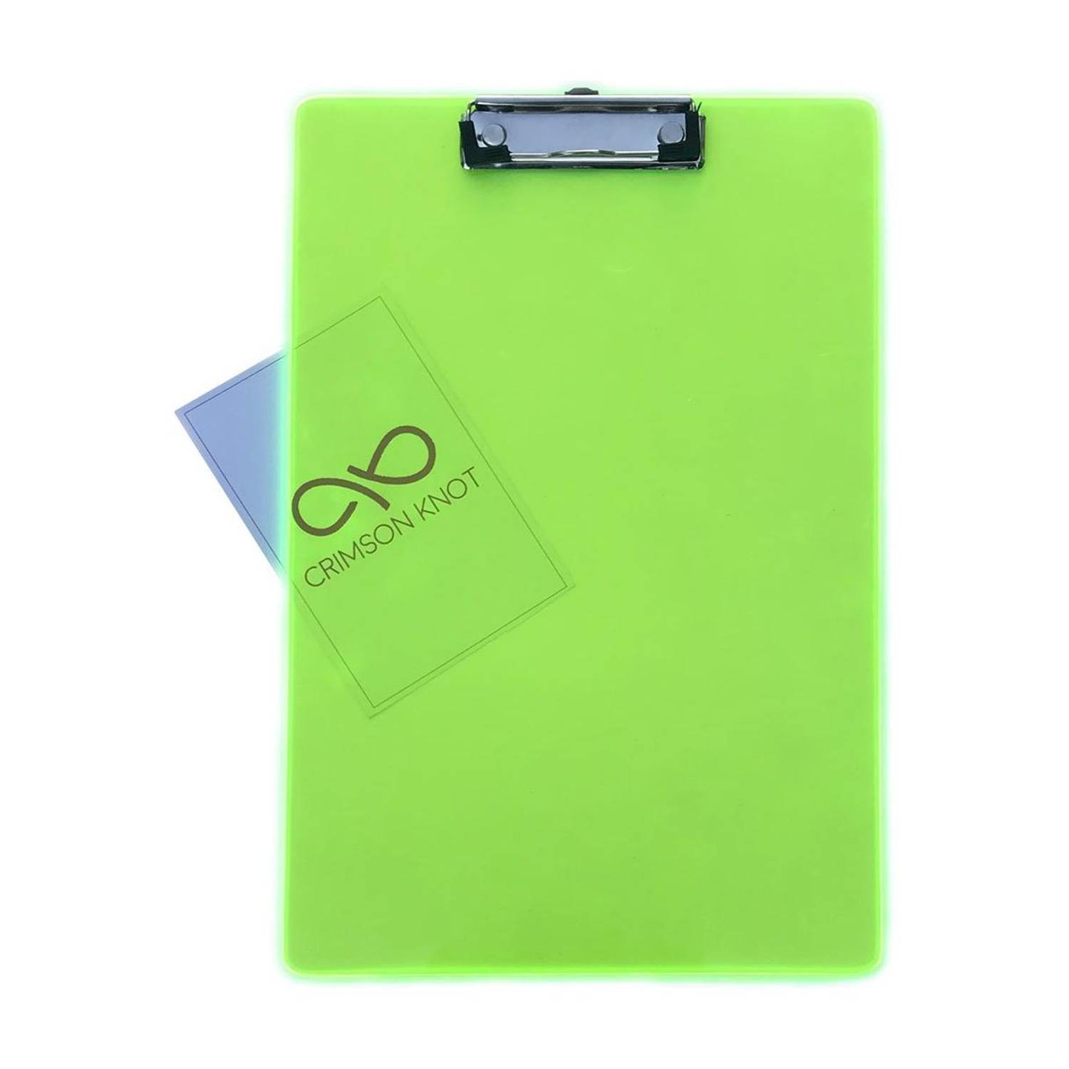 Crimson Knot Fluorescent Green Acrylic