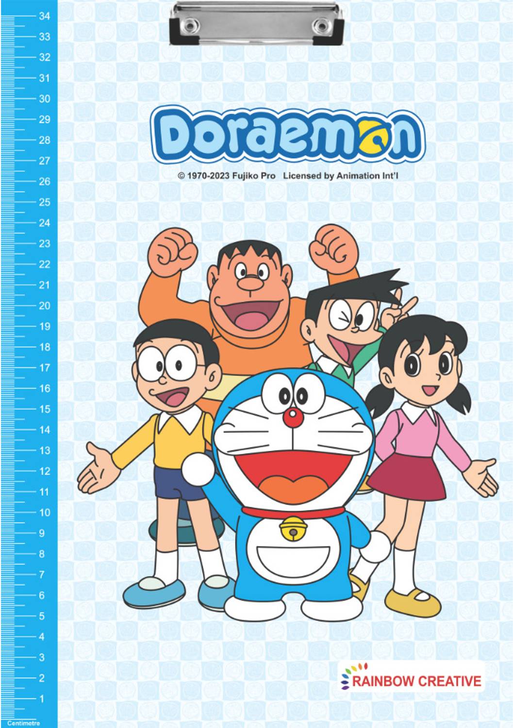 APEX MEDIA AND MARKETING INDIA Doraemon Exam Board | Exam Pad with Printed Scale & Time Table for students