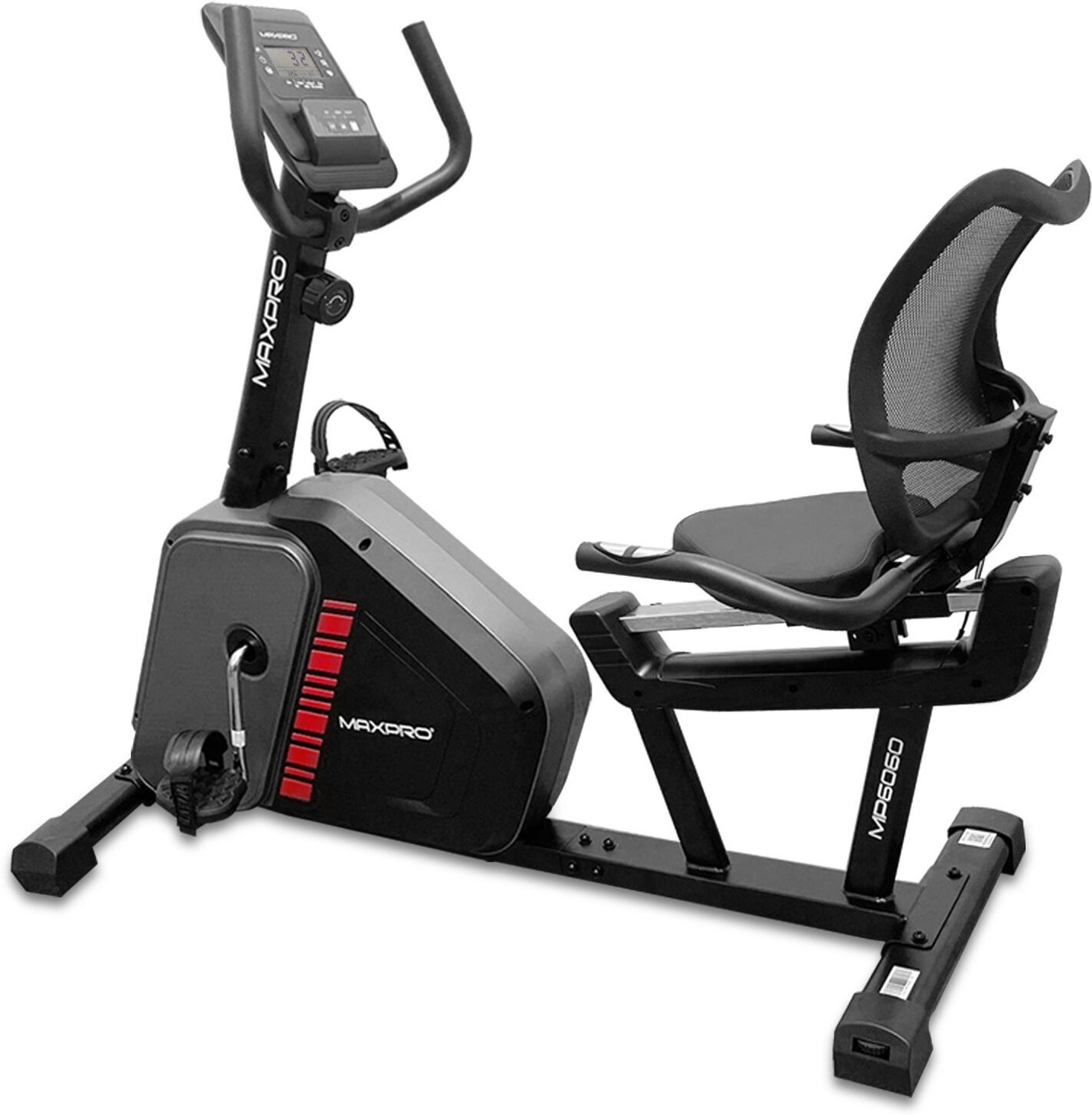 Image of Maxpro MP6060 Home Use Recumbent Exercise Bike with 7kg Fly Wheel,120kgs MaxUser Weight Recumbent Stationary Exercise Bike