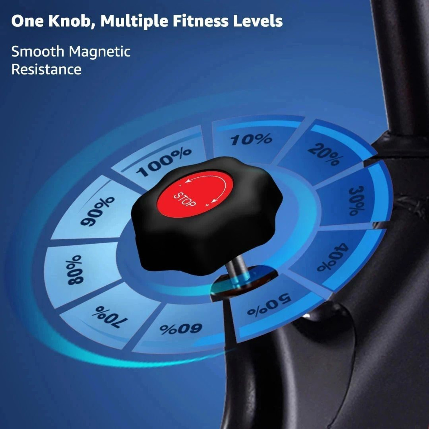 Image of Powermax Fitness BS-140 with Device Holder Pulse Sensor 12kg Flywheel for Home Workout Upright Stationary Exercise Bike