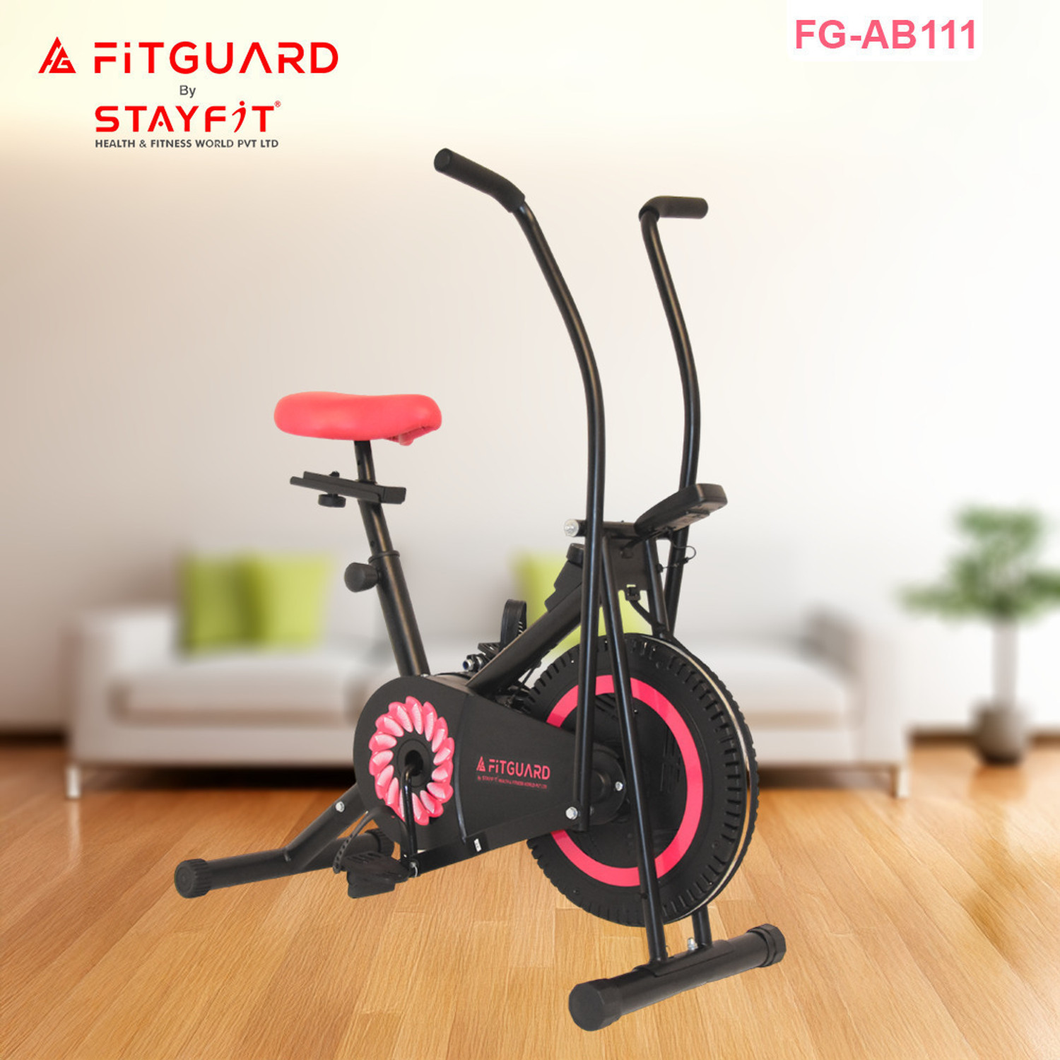 Image of FITGUARD FG-AB 111 By STAYFIT Multi Home Cycling & Moving Handle & Seat Adjustment Indoor Cycles Exercise Bike