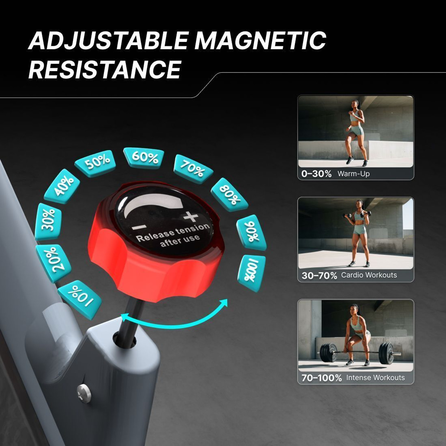 Image of FITKIT by Cult FK7004 Magnetic Spin Bike 8 kg Flywheel 130kg Max Weight Indoor Cycles Exercise Bike