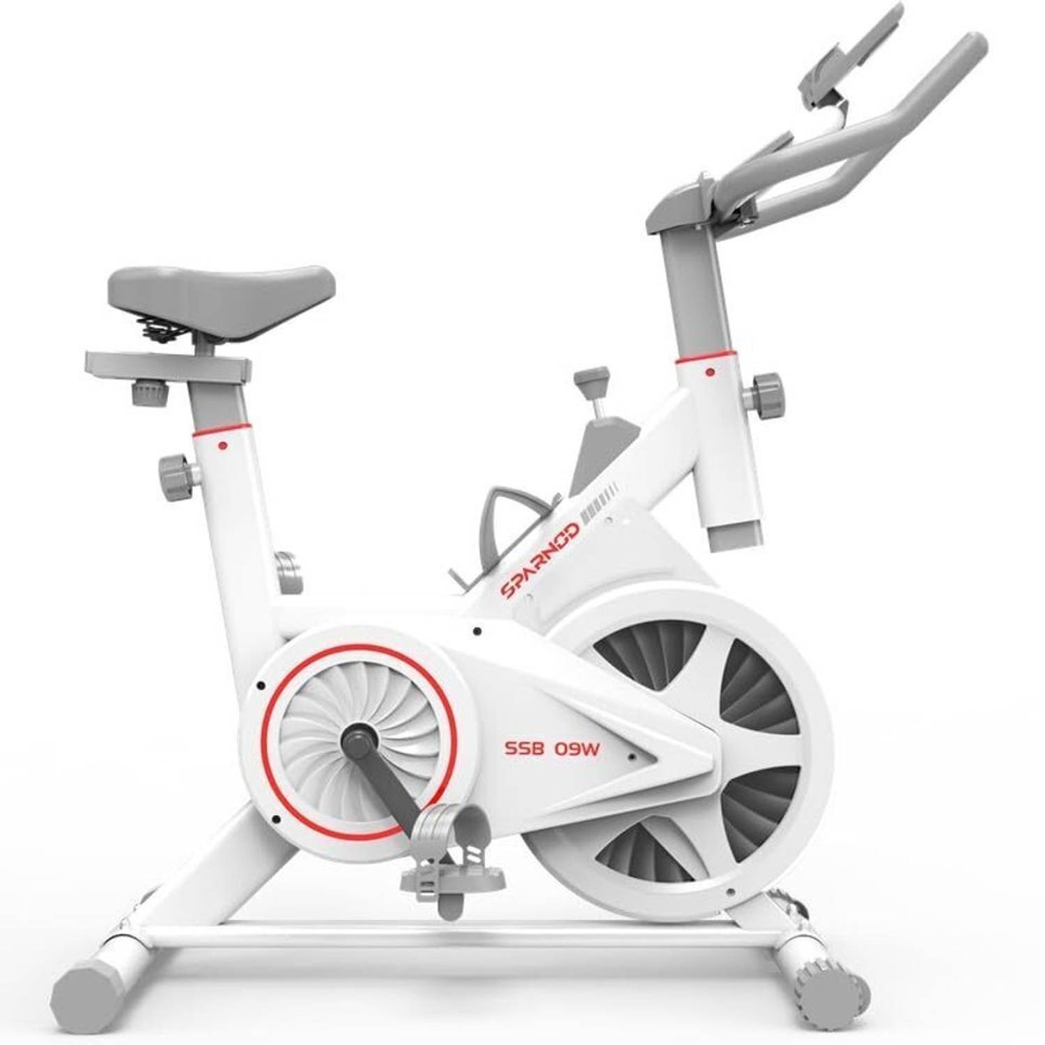 Sparnod Fitness SSB-09W Spin Bike for Home Workout with Belt Drive