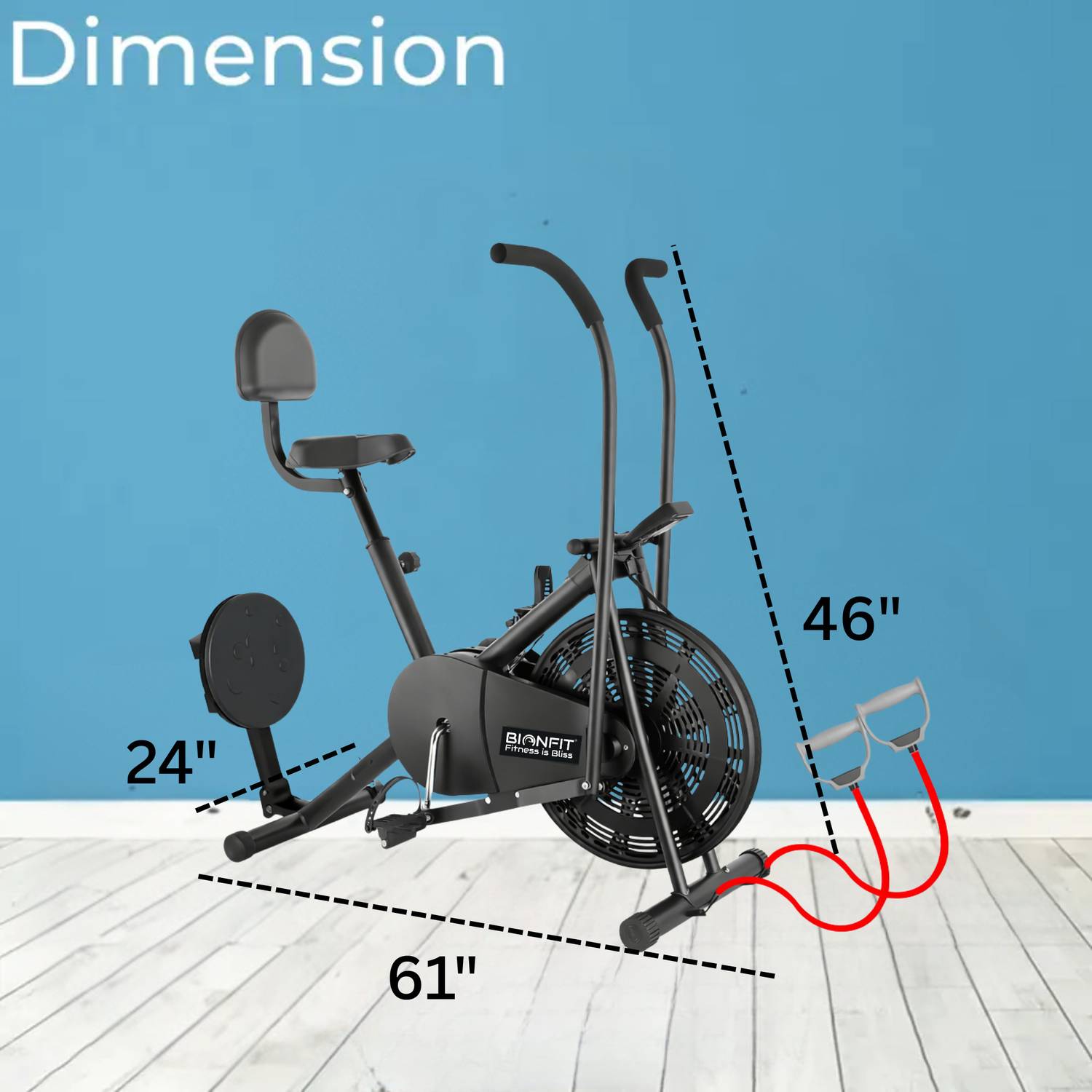 BIONFIT Moving Handle Gym Cycle - Image 2