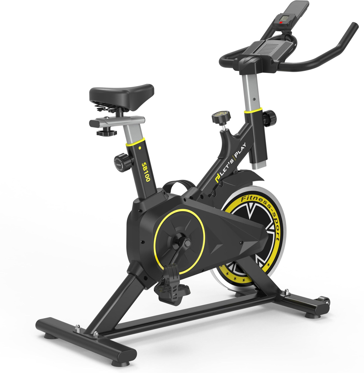 Image of lets play SB 100 Upright Stationary Exercise Bike