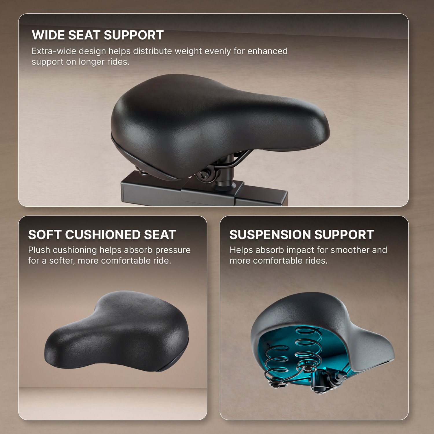 Image of FITKIT by Cult FK8002 Spin Bike 4 Kg Flywheel Max Weight: 140kg Cushioned Seat Spinner Exercise Bike