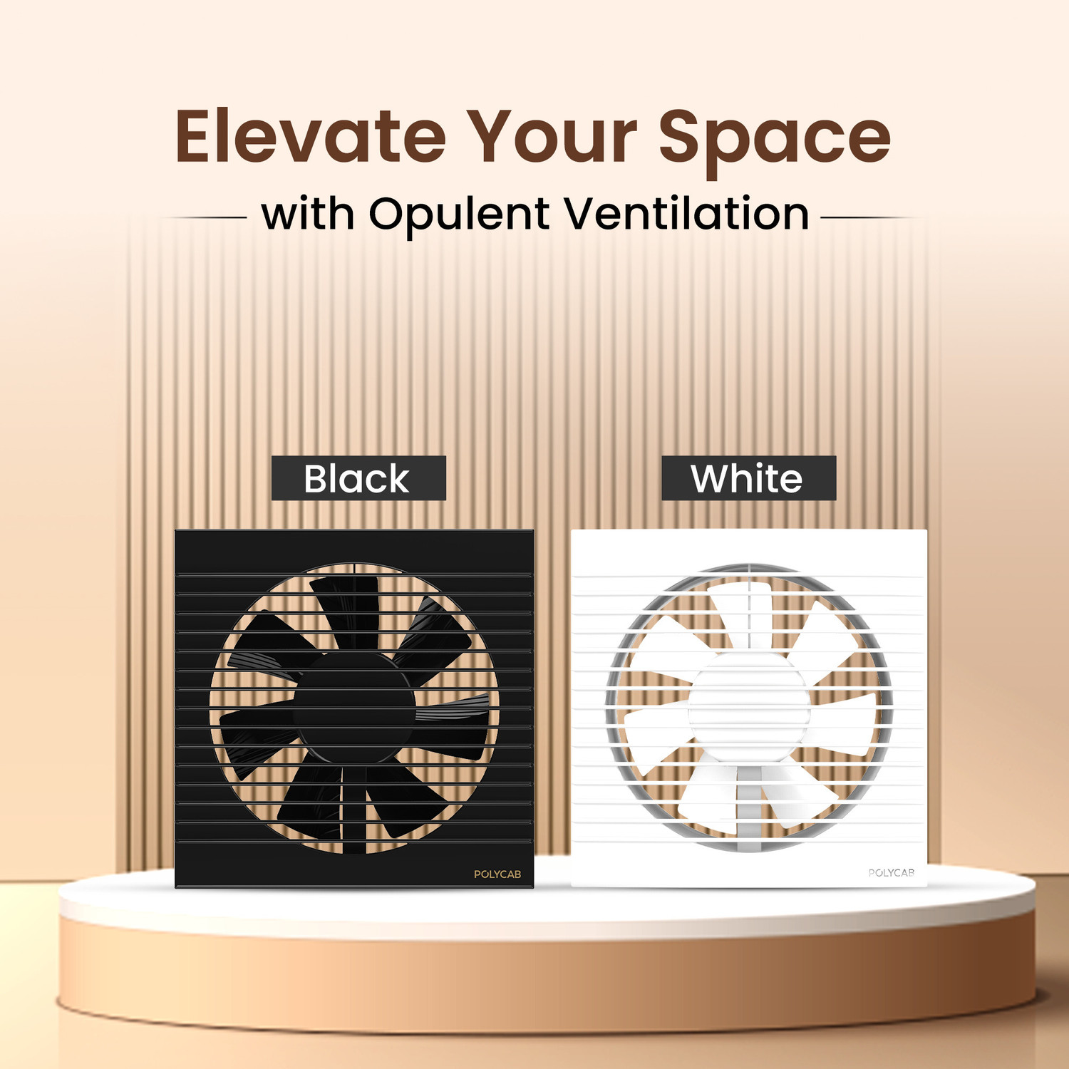 Image of Polycab Freshner Axial| Ventilation fan|Noiseless Air 150 mm Exhaust Fan