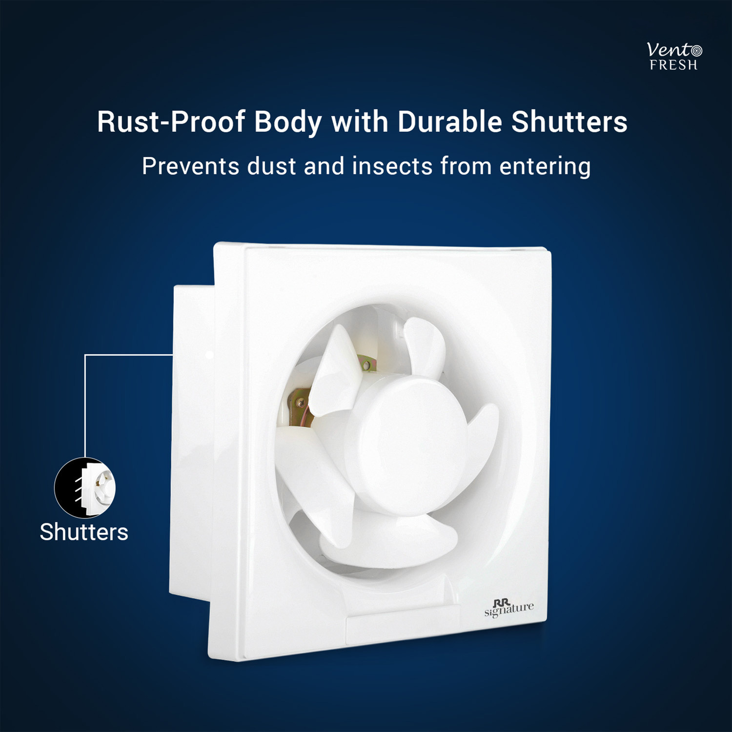 Image of RR Vento Fresh | High Speed | Kitchen Use | Bathroom Use 200 mm Exhaust Fan